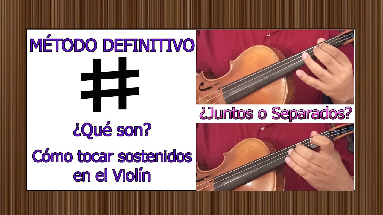 METODO DEFINITIVO QUE SON LOS SOSTENIDOS Y COMO TOCARLOS - CURSO BASICO DE VIOLIN DESDE CERO PARTE 7