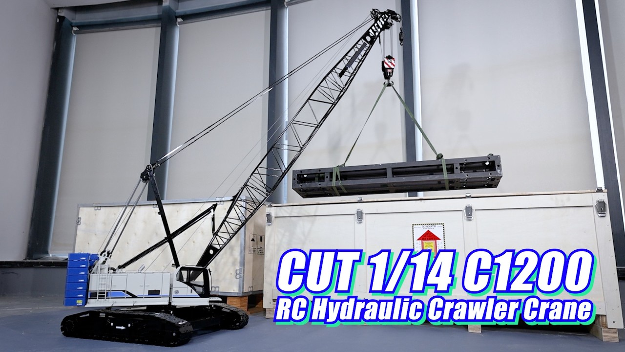 1/14 C1200 Hydraulic Crawler Crane isn’t just a model—it’s a power-packed beast that means business