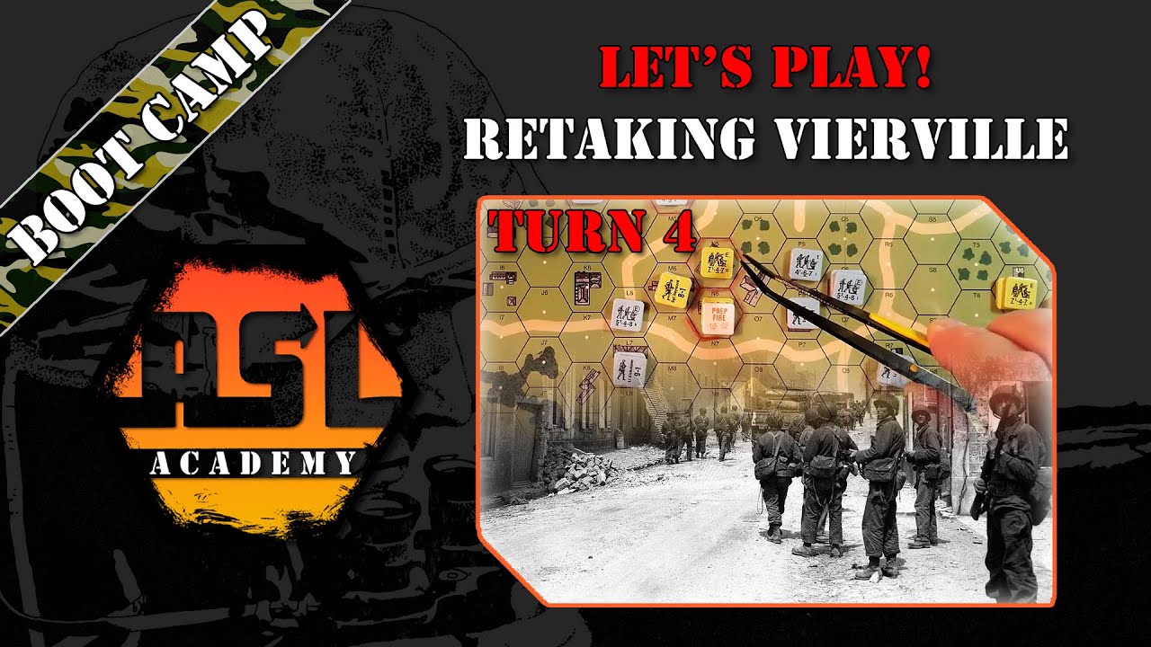 Advanced Squad Leader Tutorial # 21 - Lets Play! Retaking Vierville, Turn 4 (END)