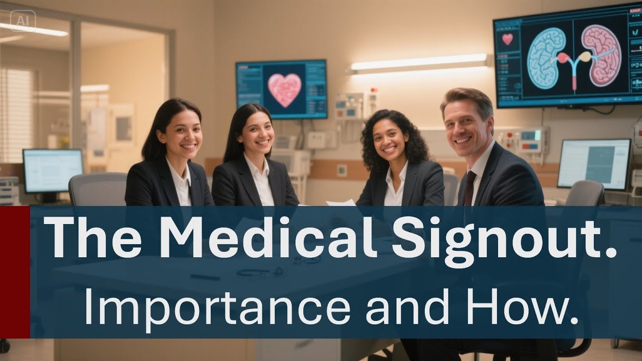 The Sign-out Process in Medicine. Importance and How.