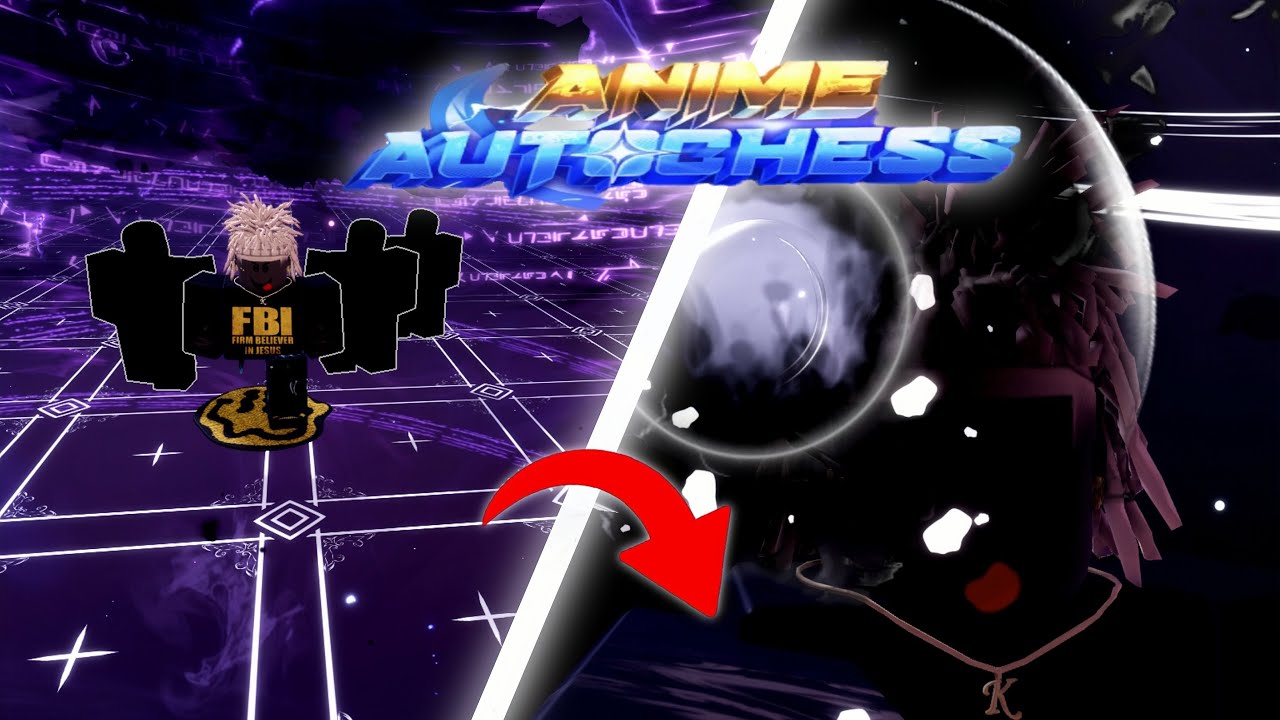 Моя ПЕРВАЯ игра в аниме-автошахматы на Roblox…