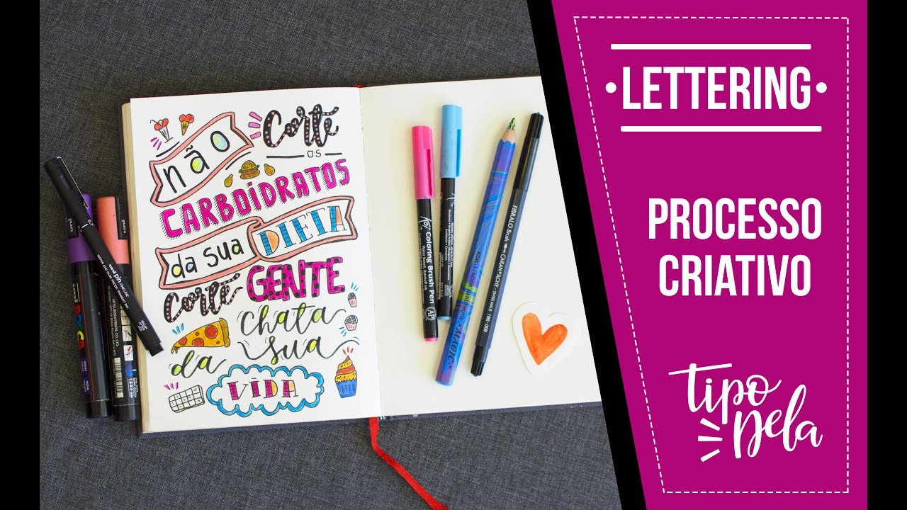 DICA DE LETTERING PARA INICIANTES - KAROL STEFANINI