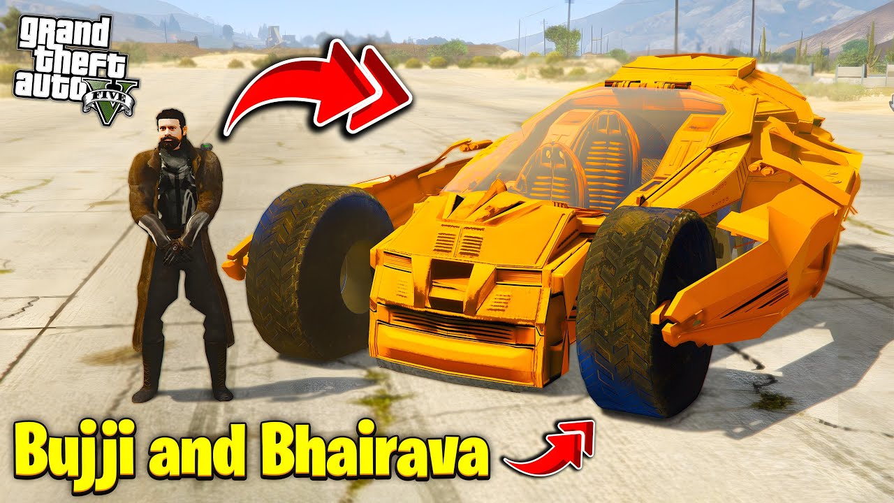 kalki Prabhas in GTA 5 | Bujji and Bhairava GTA 5