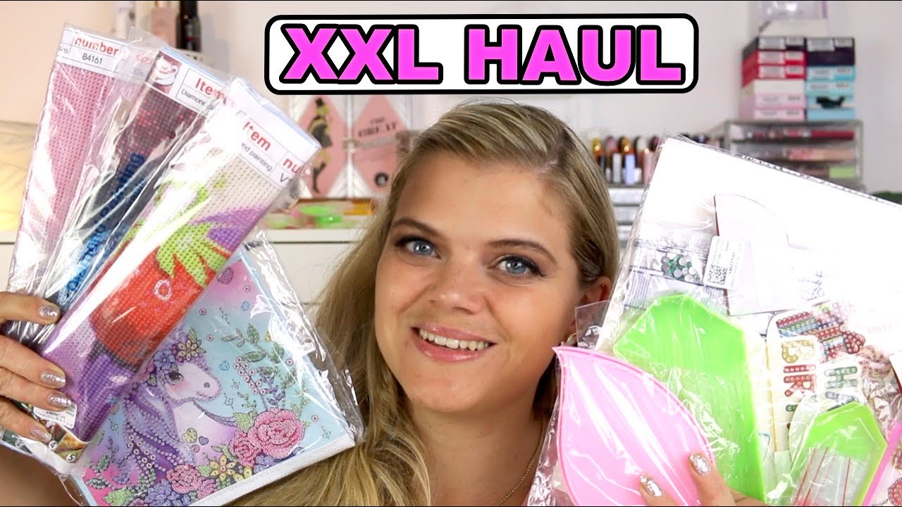 XXL DIAMOND PAINTING HAUL 💎 FANSELLS