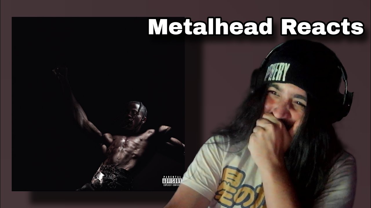 Metalhead Ascends to the Cosmos Listening to Utopia - Travis Scott