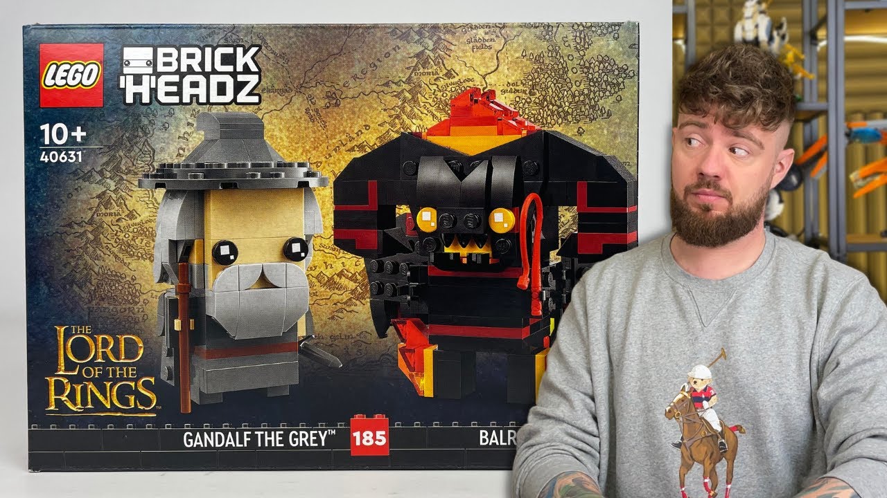 GANDALF SZARY I BALROG 🔥 LEGO BRICKHEADZ 40631 RECENZJA