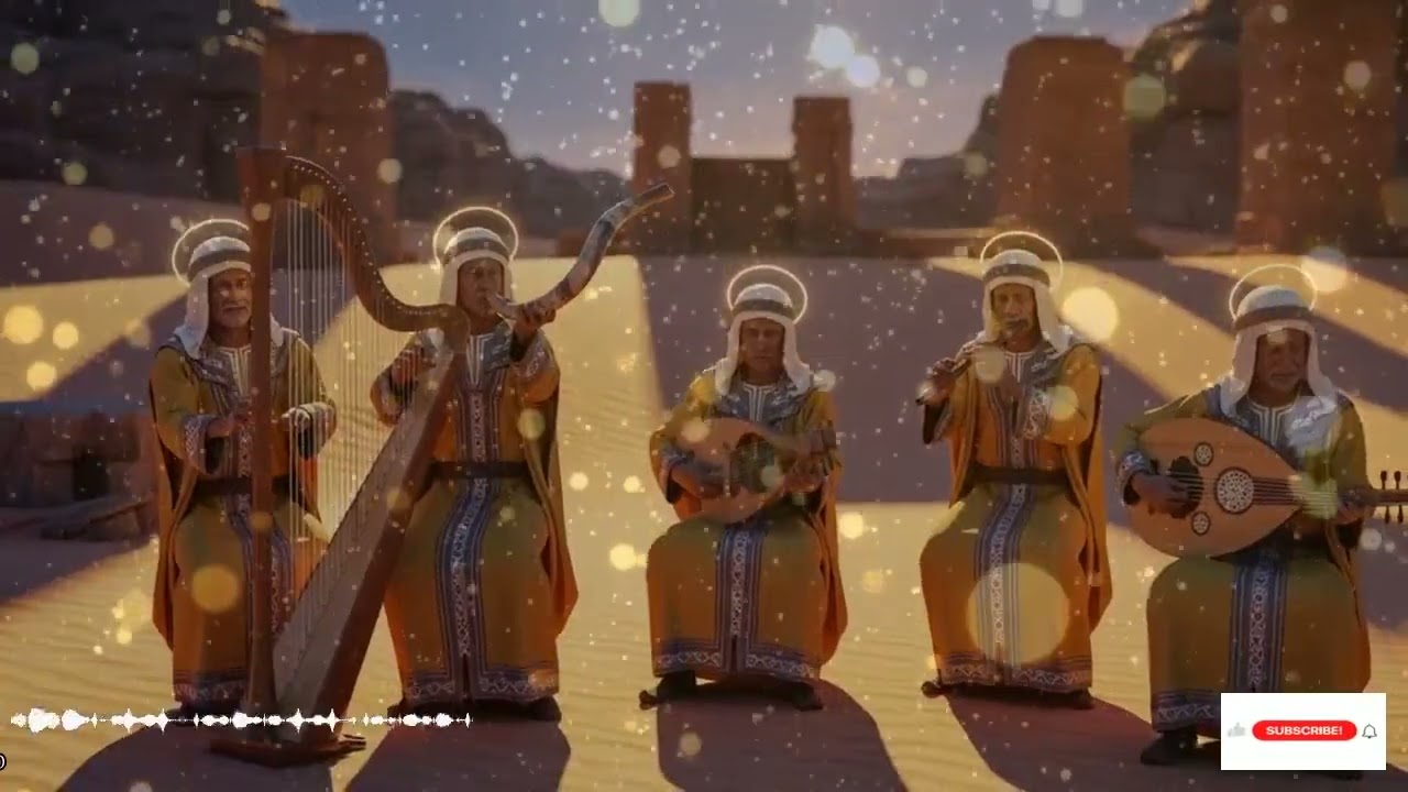 Gloria Del Rey En Jerusalén Con Shofar, Cánticos Hebreos Y Instrumentos Del Templo Ante Adonai