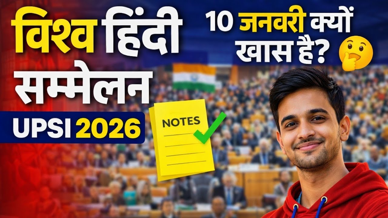 एक ही वीडियो में पूरा विश्व हिंदी सम्मेलन 💯| IMP FOR UPSI UPSSSC ,lekhpal and any other state exam 