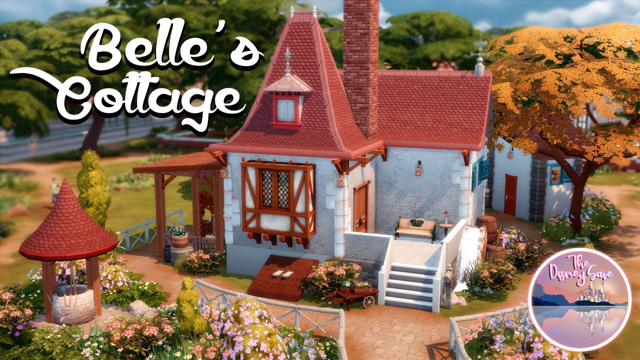 Belle's Cottage- The Disney Save #17 | Sims 4 Speed Build