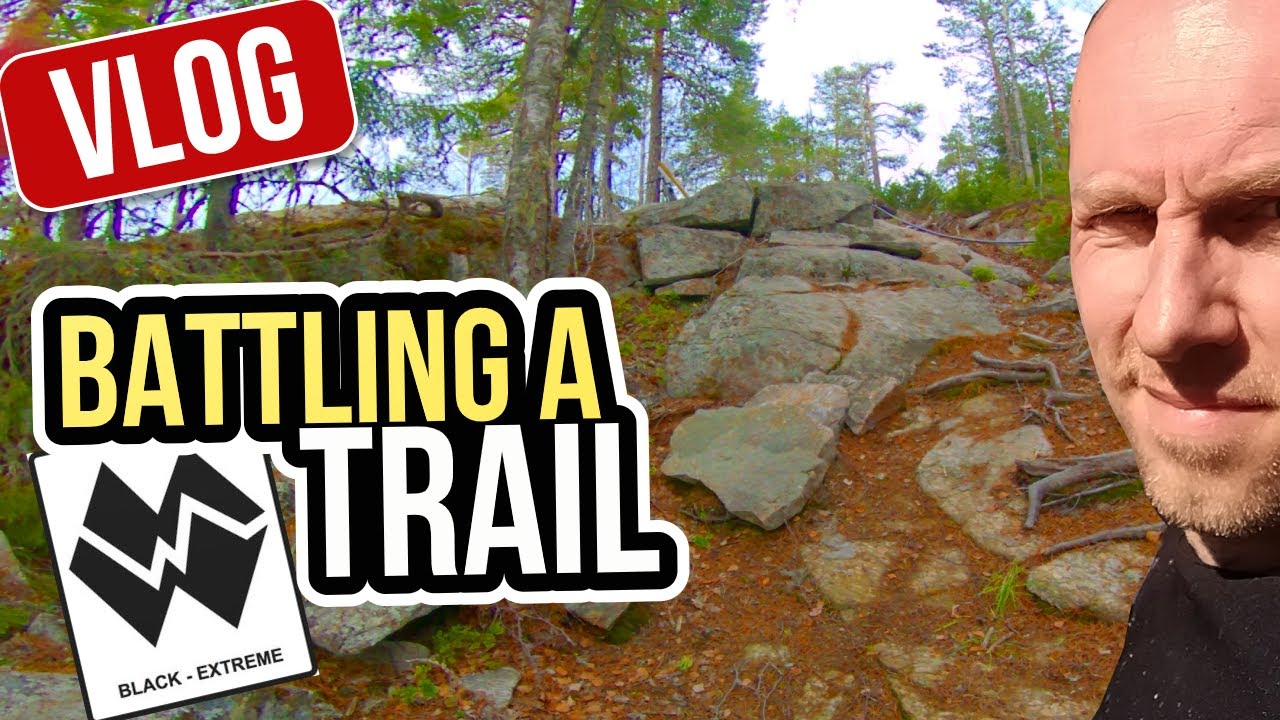 Battling Kristin in Järvsö Bike Park