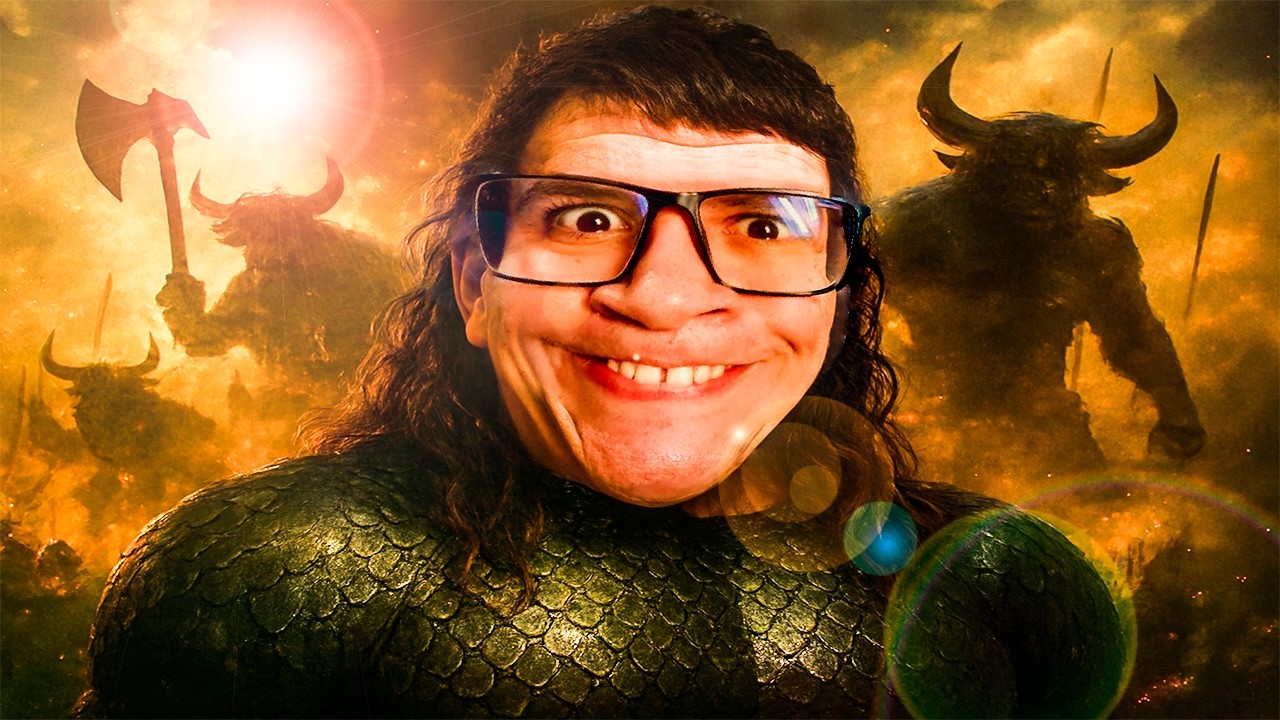 Games EduUu virou o aquaman! 🤣🤣🤣 - God of War 1 Remake