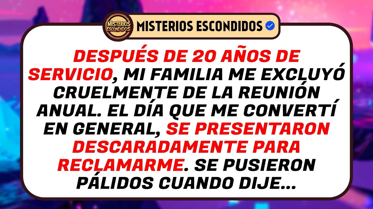 Después de 20 años de servicio mi familia me prohibió las reuniones—hasta que me convertí en general