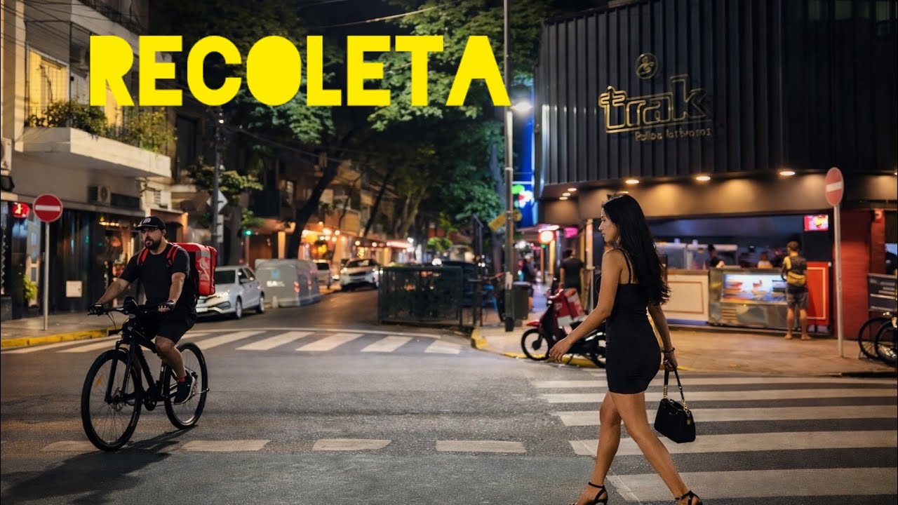 Recoleta de noche sin filtros | 4K Night Walk #argentina #travel #buenosaires #4k #walkingtour 