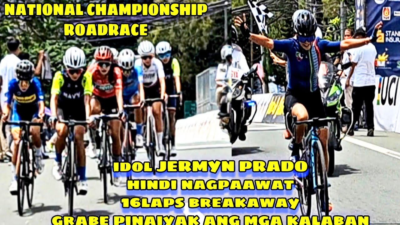 Jermyn Prado sunod sunod na atake ang ginawa mga kalaban dinaan daanan lang PHILCYCLING CHAMPIONSHIP