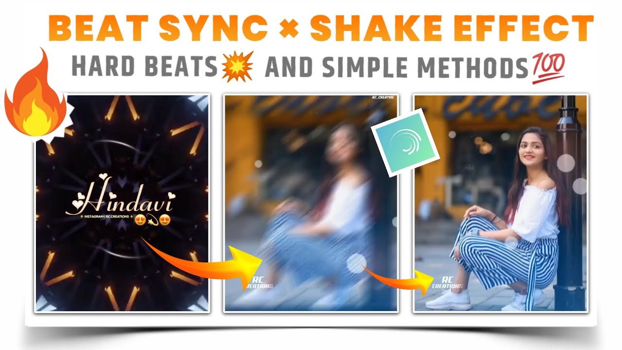 Instagram trending beat sync &times; shake effect status editing in alight motion🔥👌