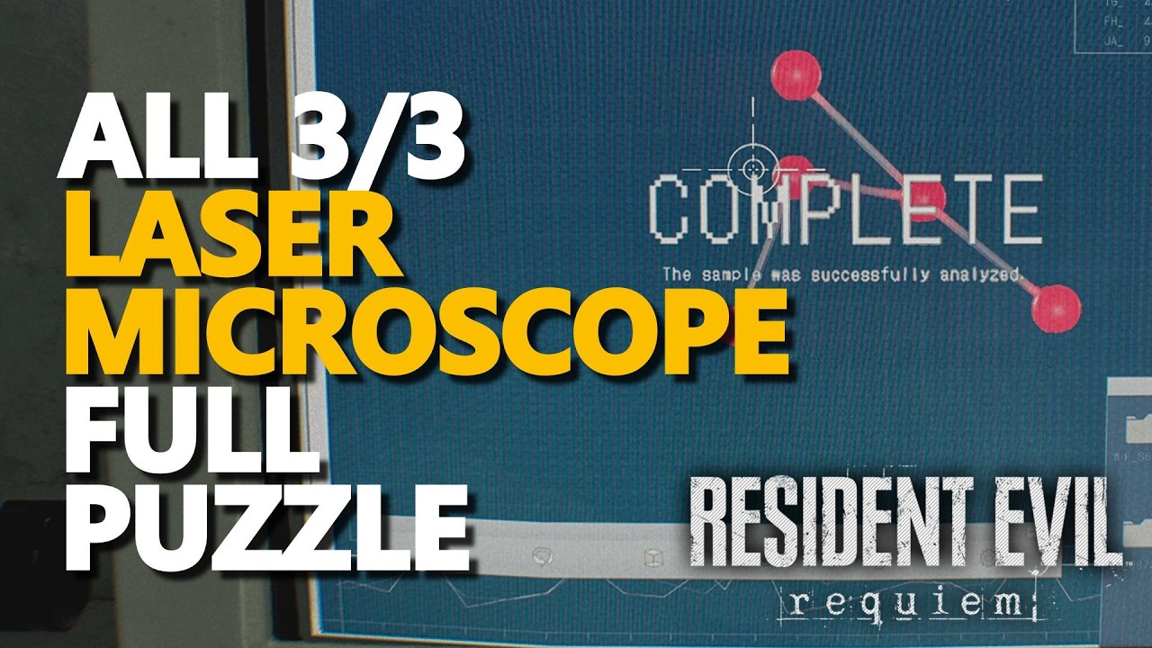 FULL Laser Microscope PUZZLE Resident Evil Requiem 9