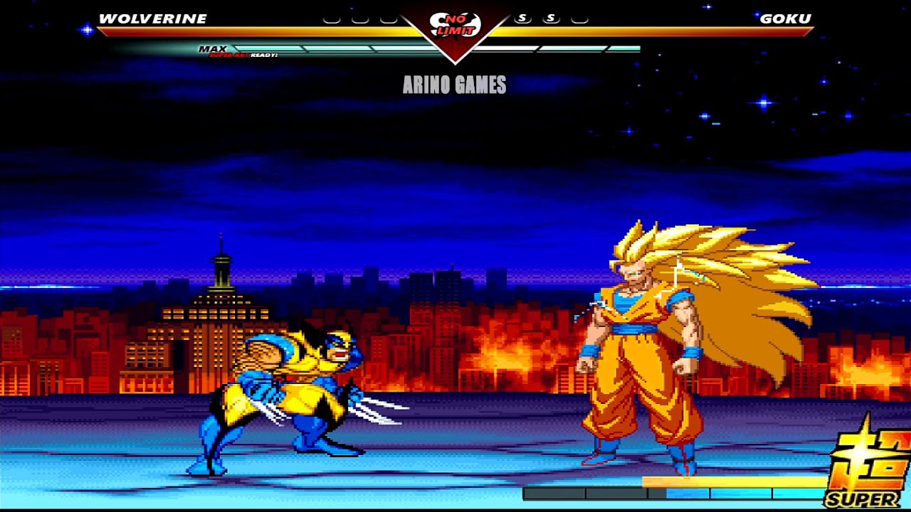 GOKU VS WOLVERINE! EPIC!
