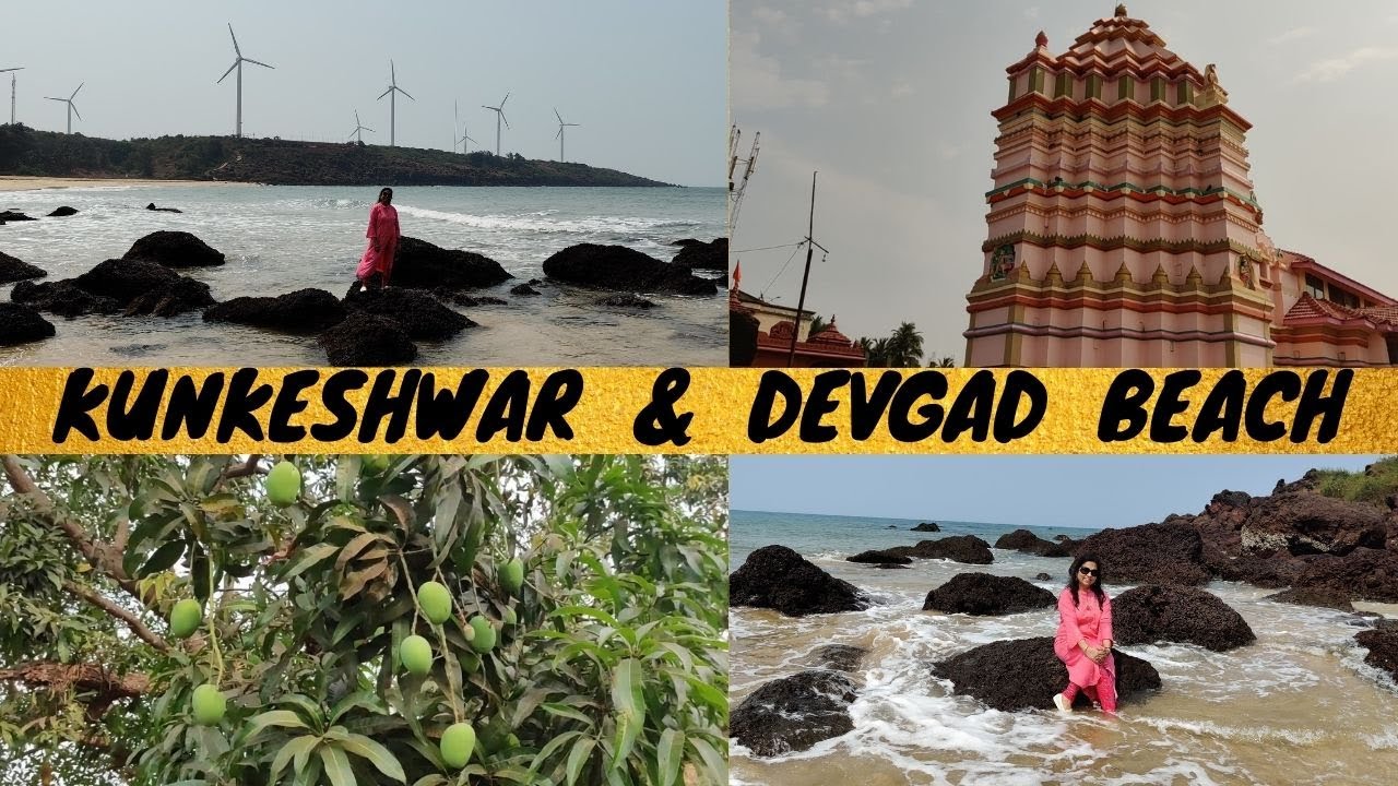 A Road trip to Kunkeshwar Beach & Temple and Devgad Beach, Maharashtra #travelvlog.