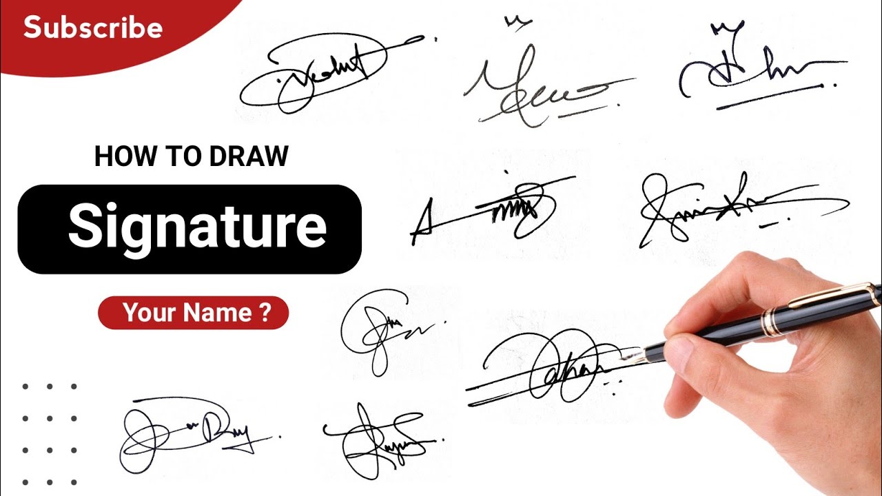 ✅ Design Your Name | How to Draw Signature | Signature Style Of My Name | #signature