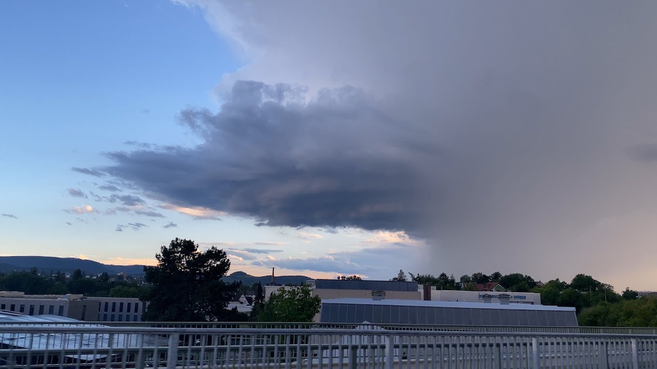 Hagelgewitter bei Reutlingen - 01.07.2020 - EWTV News ID 1108