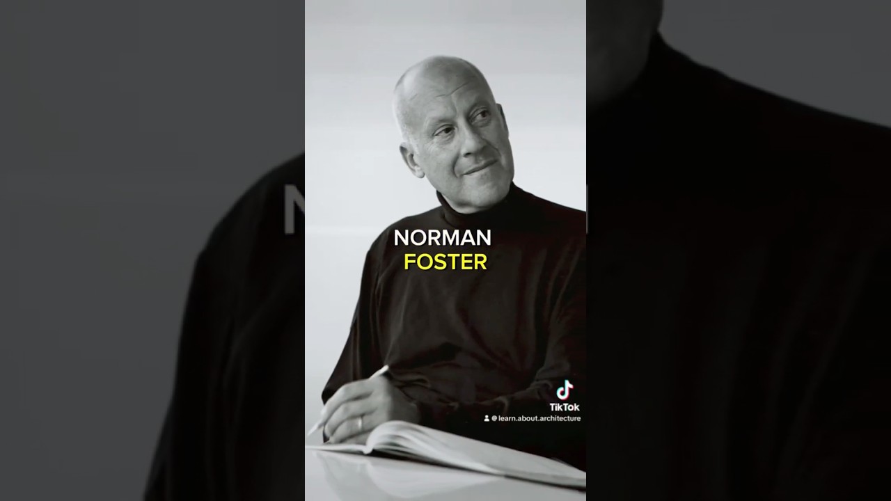 Norman Foster. Every Architect you should know about. #architecture #modernarch #classicarchitecture