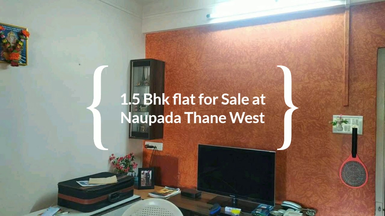 1.5 BHK SEMIFURNISH RESALE FLAT AT 85 LAKH IN NAUPADA THANE WEST | RIDHAAN REALTORS