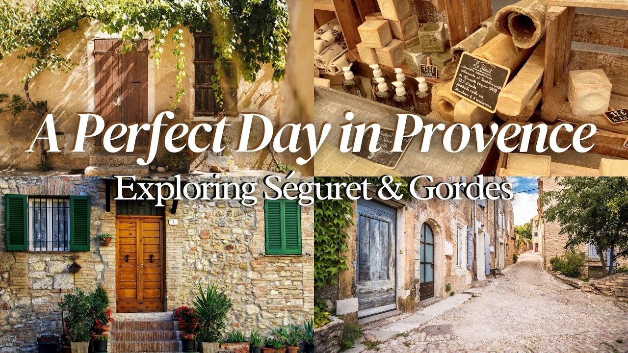 A Perfect Day in Provence 🇫🇷✨ Exploring Séguret & Gordes, France’s Most Beautiful Villages