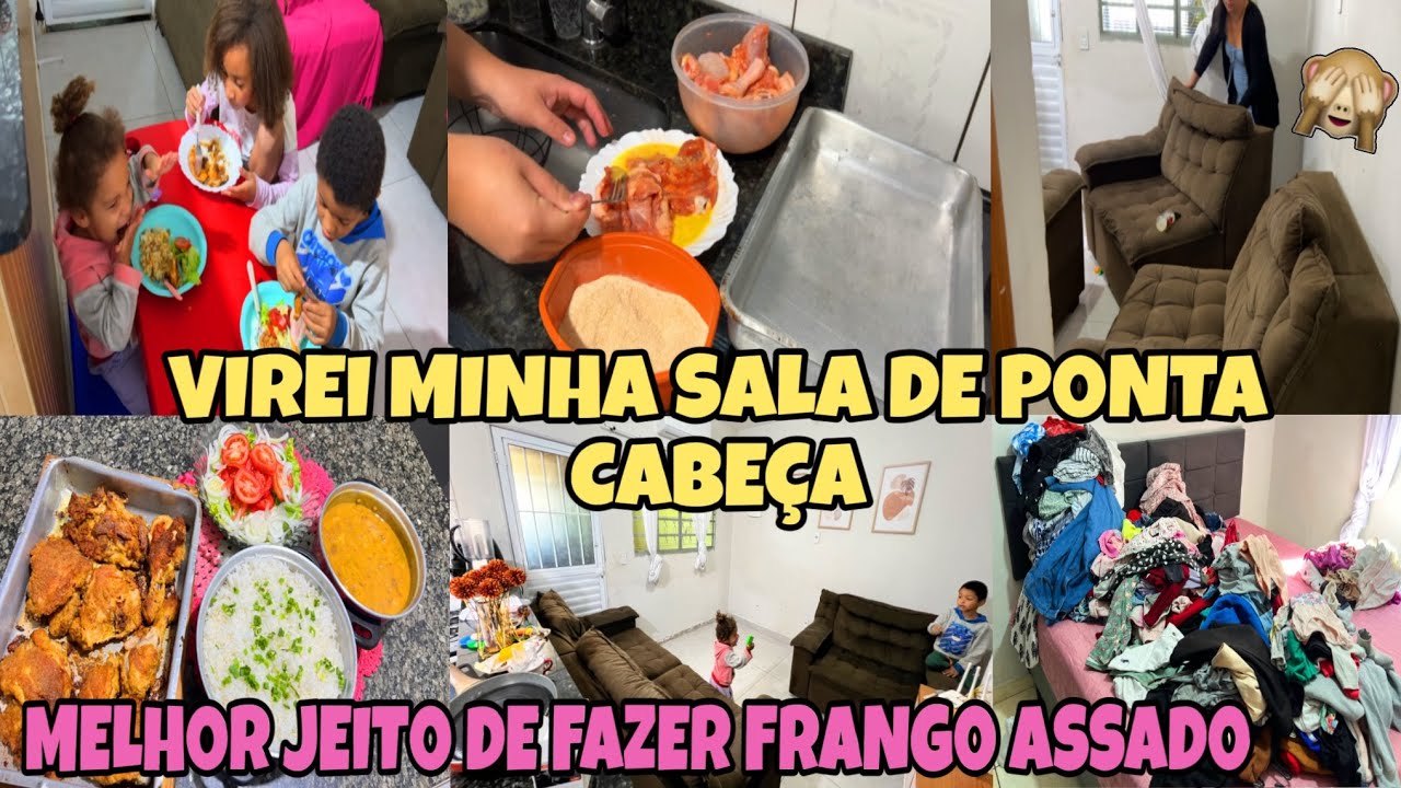 TROQUEI TUDO DE LUGAR😱 FAXINA EXTREMA- DESCOBRI O SEGREDO DO MELHOR FRANGO ASSADO DA VIDA✨