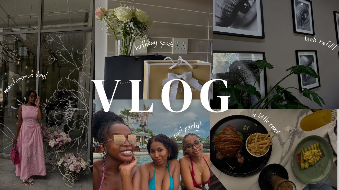 VLOG: my birthday pool party, maintenance day, a little rant!