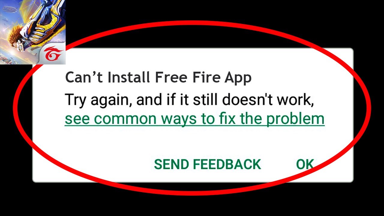 Solve Can't Install Garena Free Fire App Error On Google Play Store in Android & iOS Phone