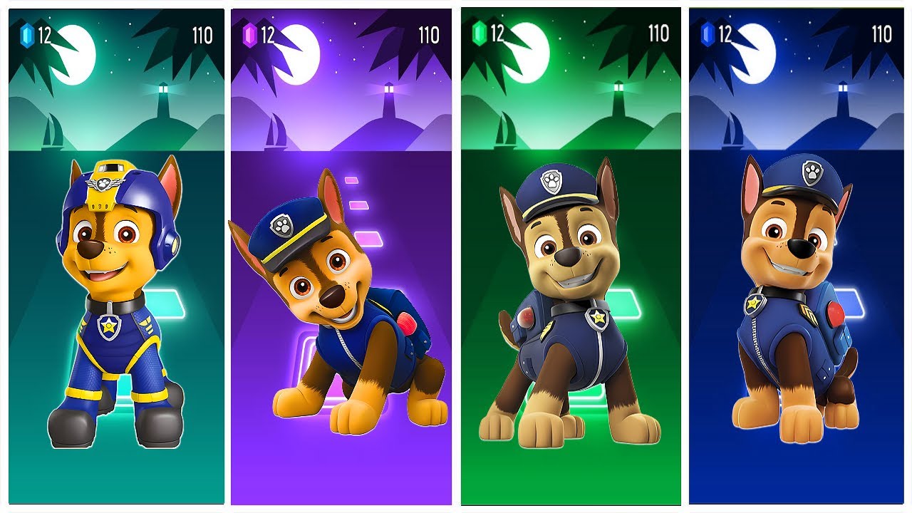 Level 43 Paw Patrol Team Chase - Chase - Chase - Chase || Tiles Hop EDM Rush #pawpatrul