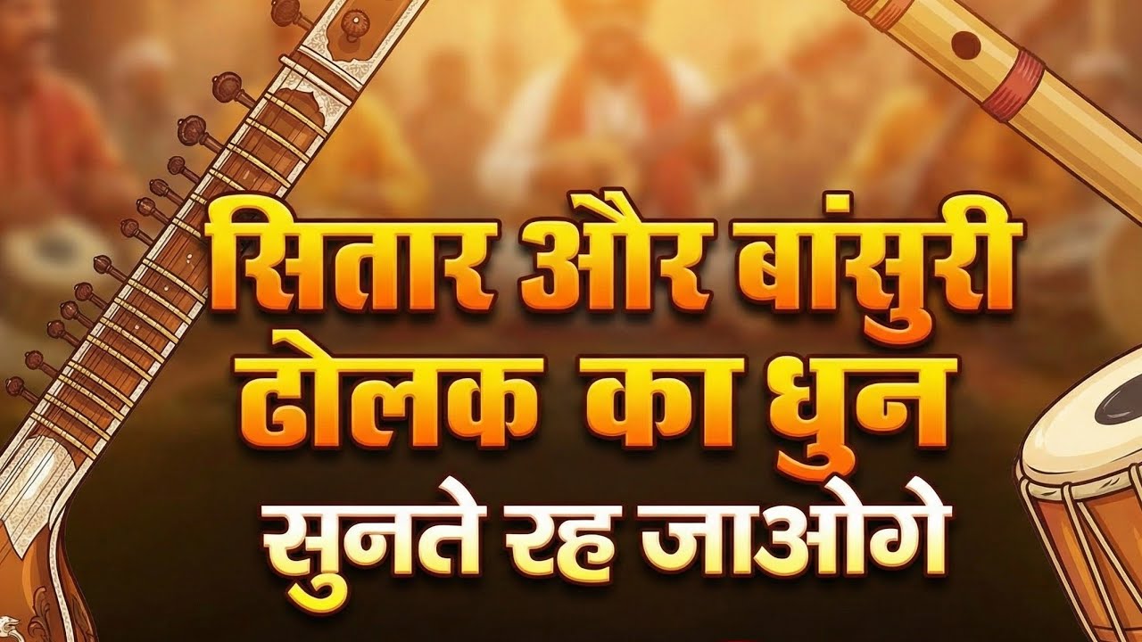 Sitar, Flute & Dholak: गजब का धुन, सुनते रह जाओगे! | Soulful Instrumental Fusion