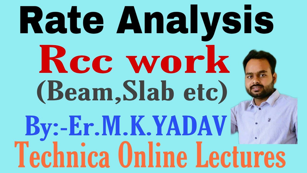 Rate Analysis of Rcc work-Beam,slab
