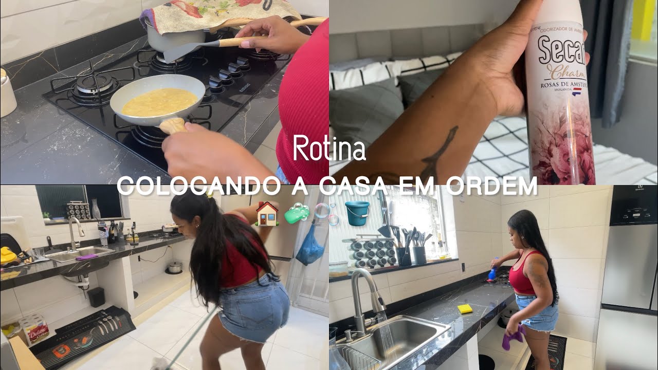 ROTINA | colocando a casa em ordem ✨🏠🪣🫧🧼🍴