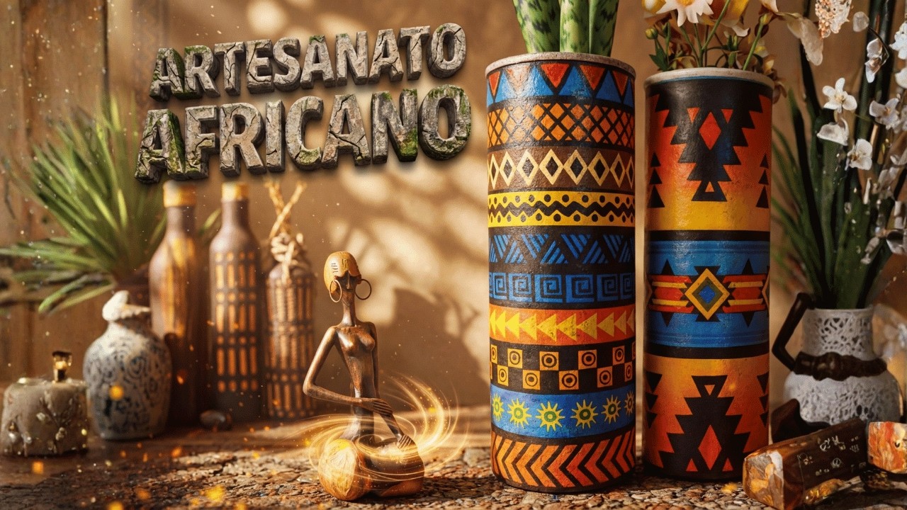 2 ideias de artesanato étnico/África