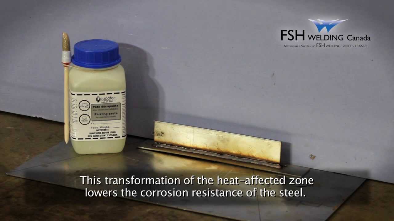 FSH Welding Canada Stainless steel pickling and passivating