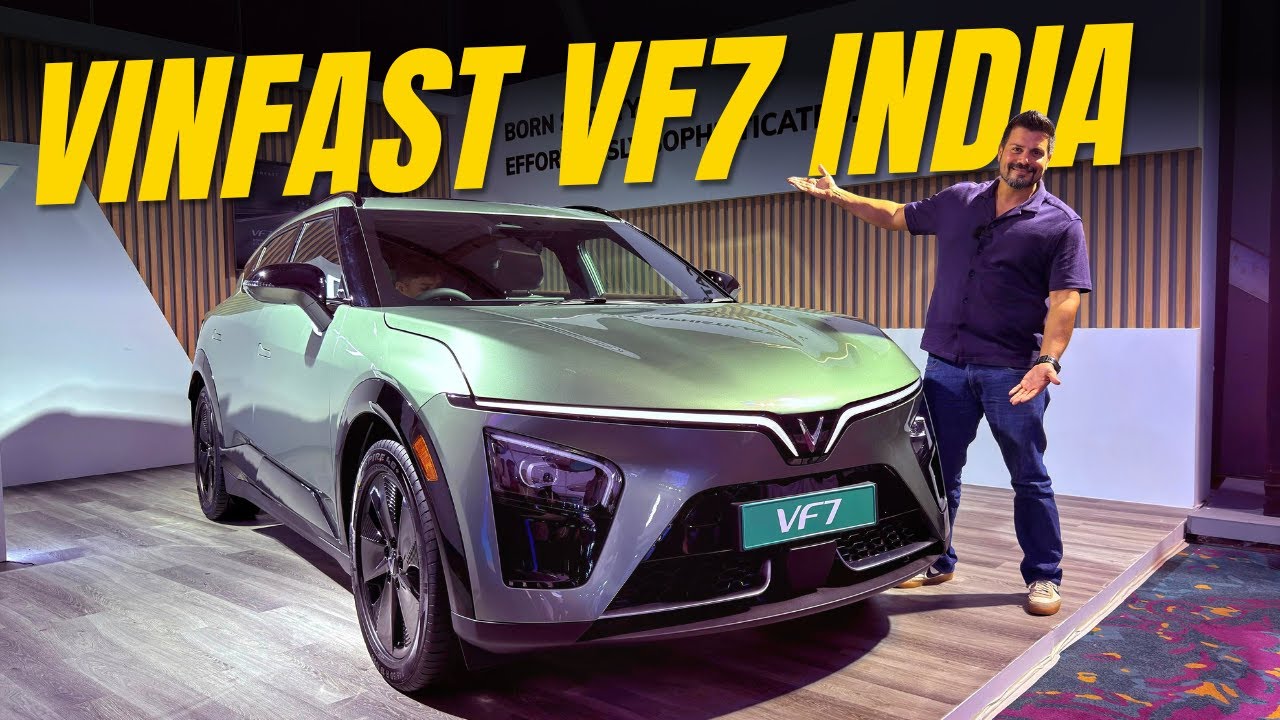 VinFast VF7 India First Look | Crazy Pricing -  Insane Freebies | All Features & Variants Explained 