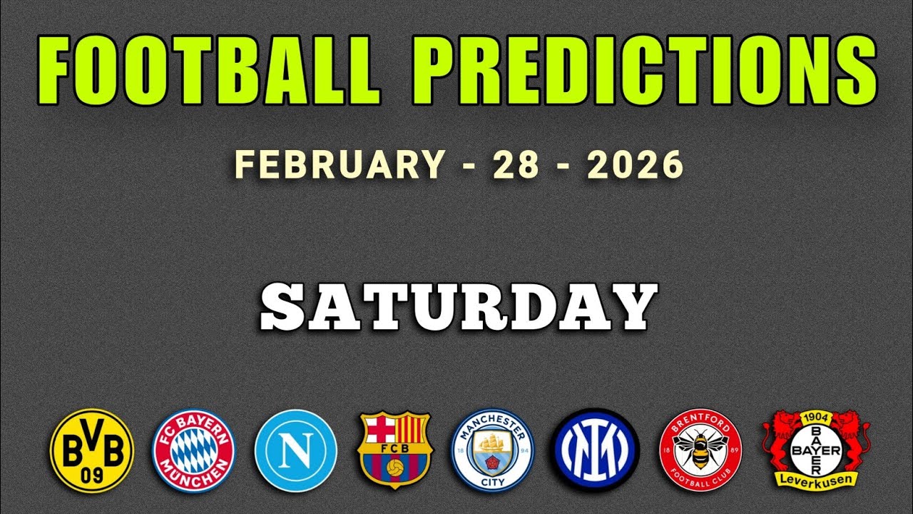 FOOTBALL PREDICTIONS TODAY | Premier League | Bundesliga | La Liga | GoalIQ, #footballprediction