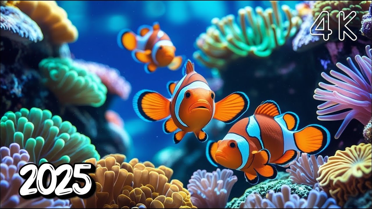 8K Shark Aquarium 🦈 | Calming Music with Sharks, Manta Rays & Colorful Ocean Fish #7