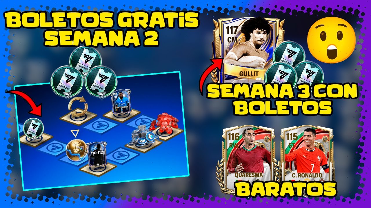 Boletos Draft gratis semana 2, Gullit llegará al Draft, GRL 116 baratos y todo lo nuevo | FC Mobile