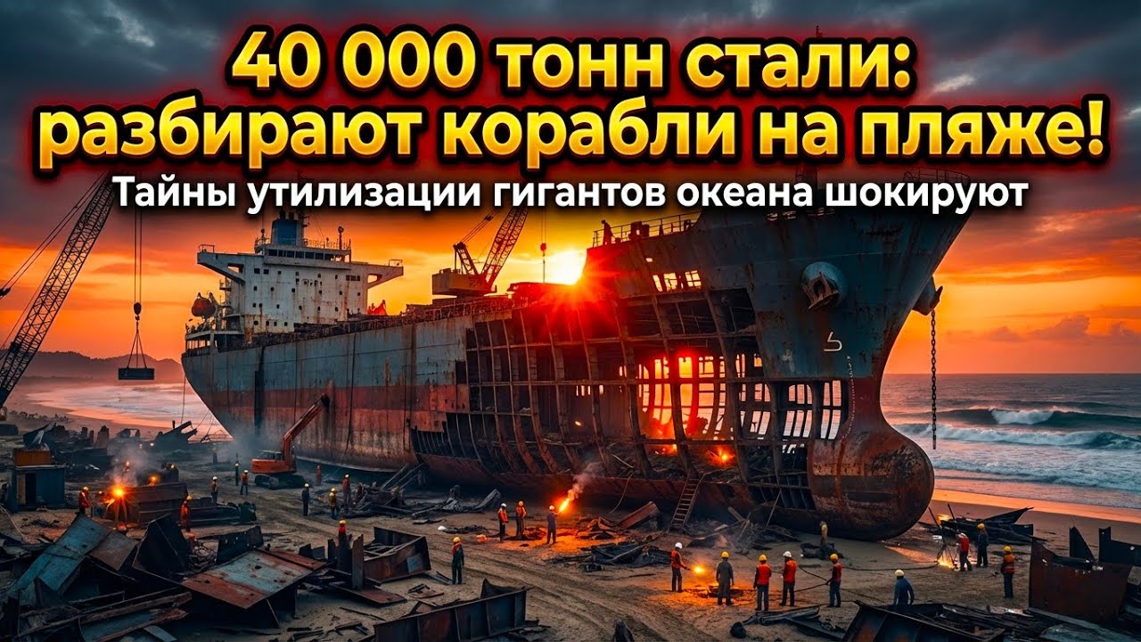 Судьба Гигантов Моря: Почему Их Разбирают Руками, а Не Машинами?