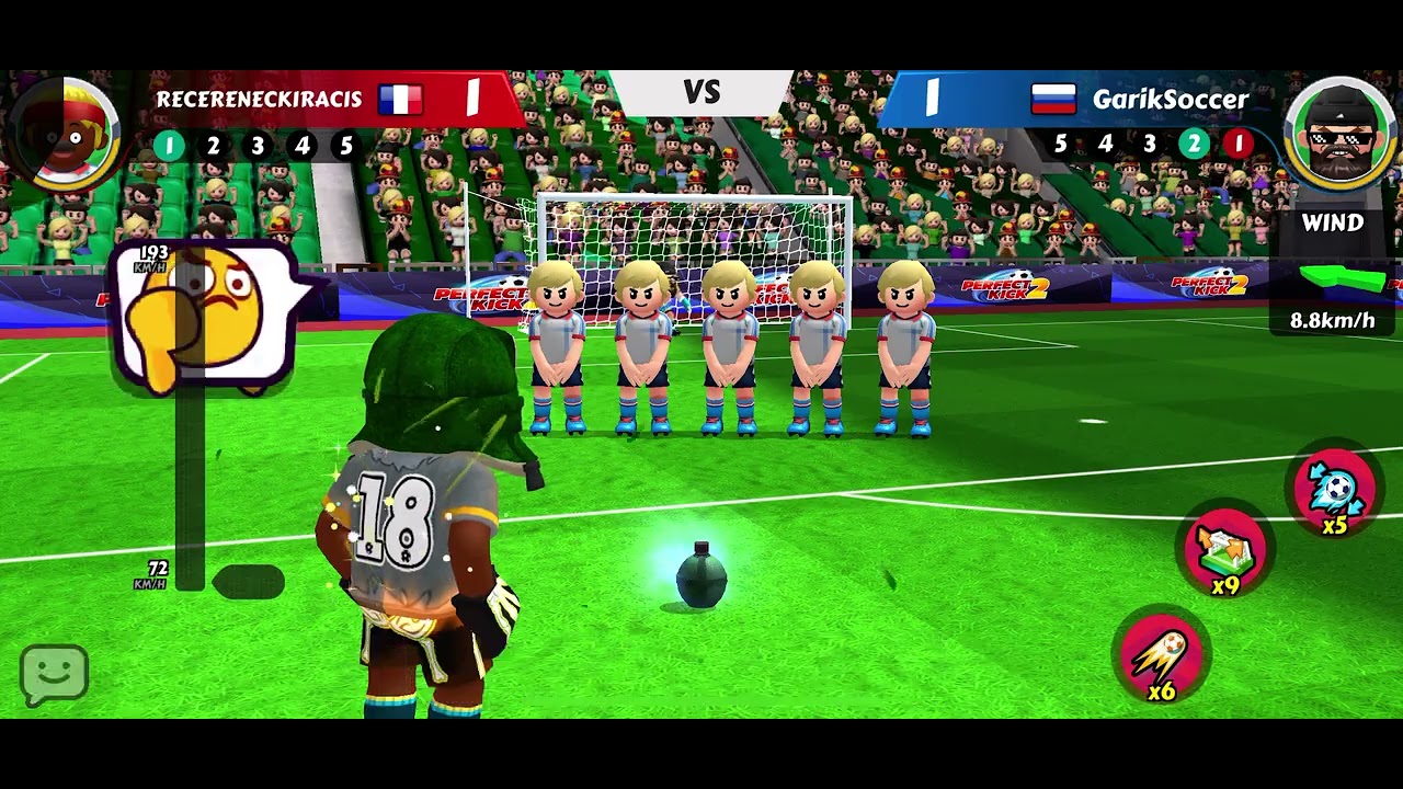 Perfect kick 2 Recereneckiracis vs Gariksoccer (he is loser)