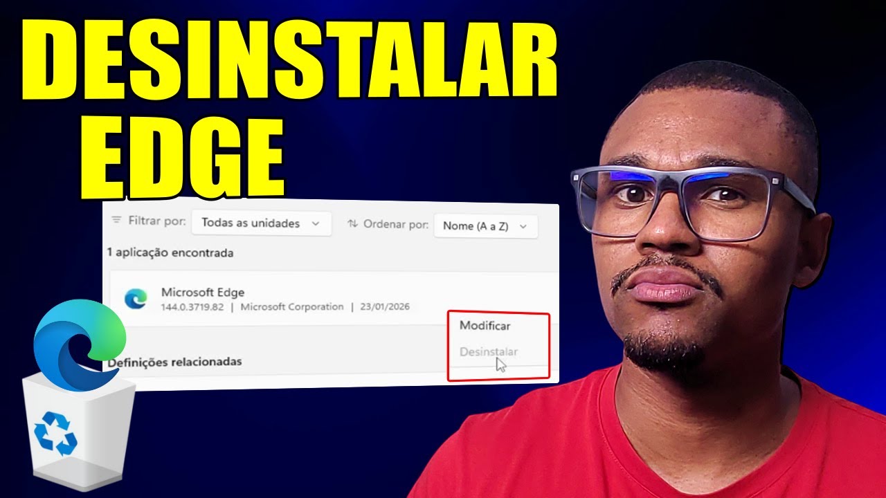 DESINSTALE o Microsoft Edge do Windows Definitivamente! FÁCIL E SEGURO!