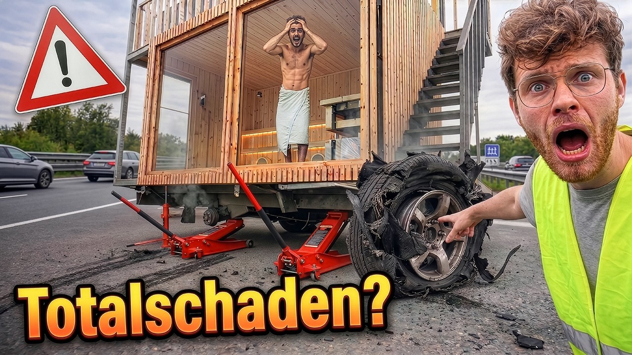 Überlebt unsere 3-stöckige Sauna diesen Roadtrip?