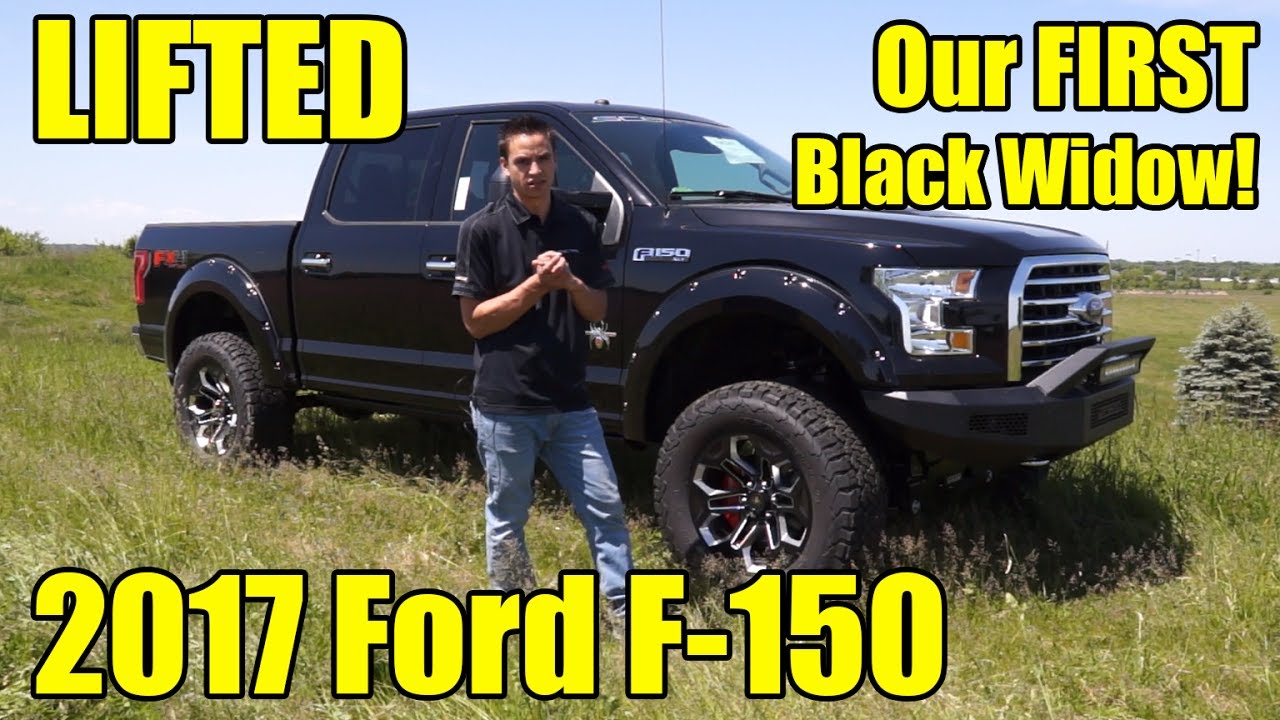 LIFTED 2017 Ford F-150! Check out our first ever F-150 Black Widow by SCA Performance!