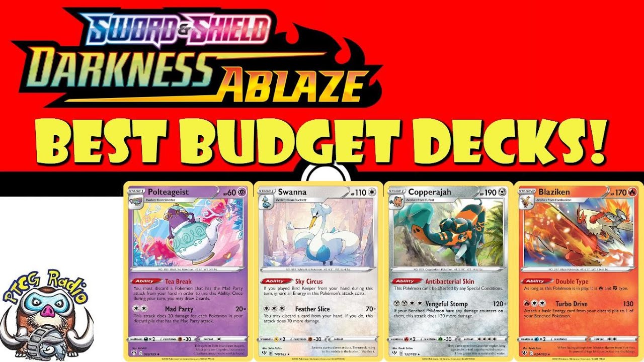 Best New Budget Decks from Darkness Ablaze! (Great New Pokemon Sword & Shield Decks)