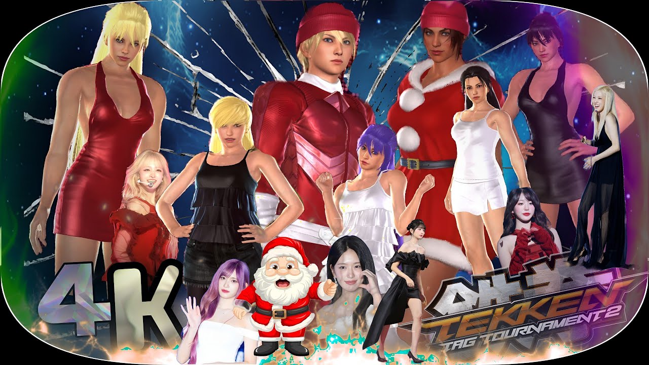 Santa & Kpop Cosplay Team Ultra hard UHD 4K 60 FPS 