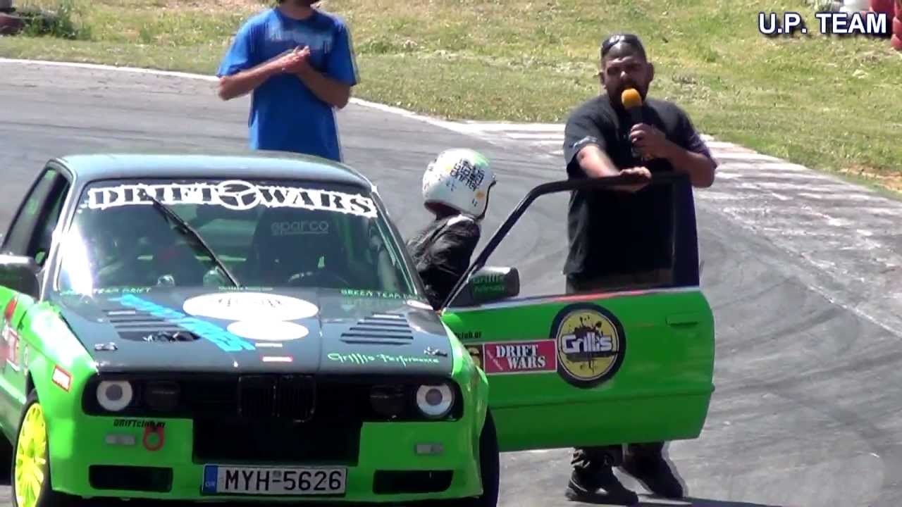The Youngest Drifter in the world (9,5 years old) @ Drift Wars by UPTEAM.GR