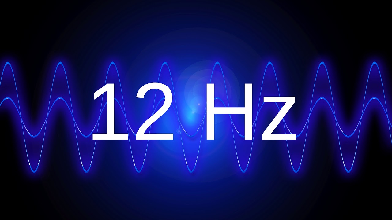 12 Hz clean pure sine wave BASS TEST TONE frequency
