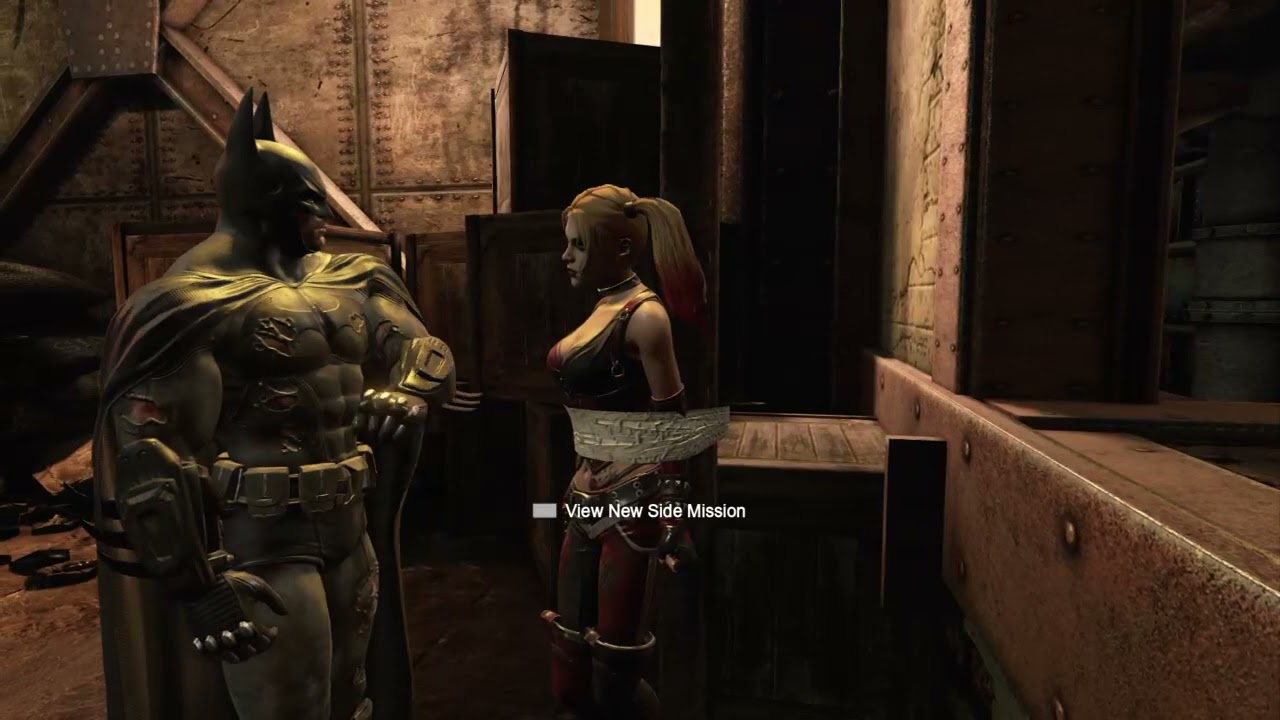 Highlight: Batman Arkham City: The old Harley gag lol